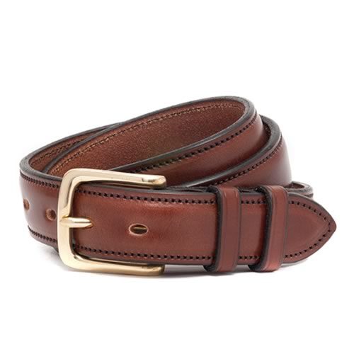 Clyde Brown Leather Belt  Handmade Men's Leather Belts Scotland