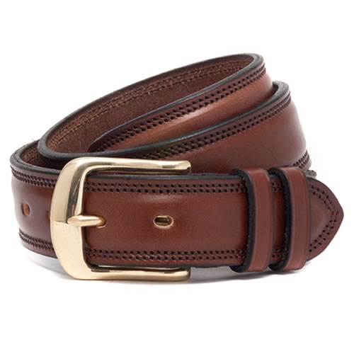 Ingram Brown Leather Belt | Handmade Men's Leather Belts Scotland