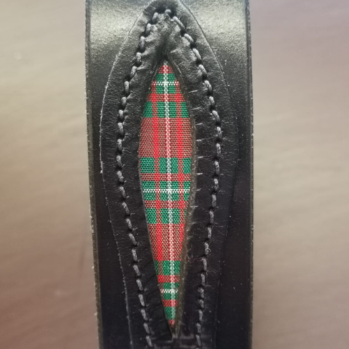 Calgary Leather Belt MacGregor Tartan